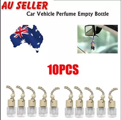 $17.99 • Buy 10PCS Car Hanging Diffuser Air Freshener Perfume Empty Bottle DIY Container New