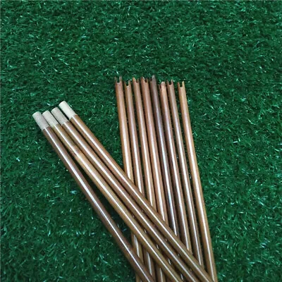 12Pcs Bamboo Shaft Tradition Handmade DIY Bamboo Arrow Archery Hunting LongBow • $25.99