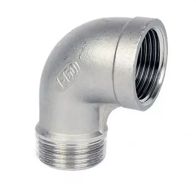 £12.17 • Buy Stainless Steel Elbows : Marine Grade 316 : BSP Threaded