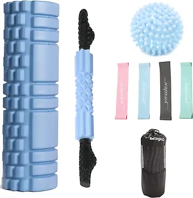 $43.97 • Buy 8IN1 Foam Roller 45CM, Yoga Rollers For Muscle Massage, Foam Roller With Muscle 