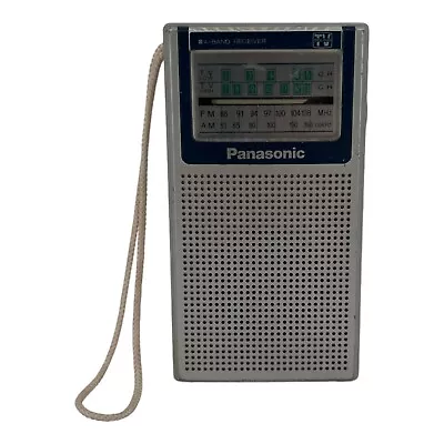 Panasonic Transistor Radio RF-1050 4-Band AM/FM/TV Hand Held Portable Vintage • $25