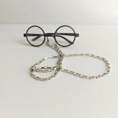 Glasses Chain For Men Sunglasses Chain Strong Cubed Stainless Steel Chain • £14.50
