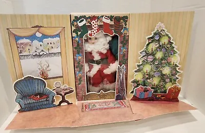 Marie Osmond Story Book Doll Knickerbocker Christmas Memories Santa Pop-up 3-D • $17.99