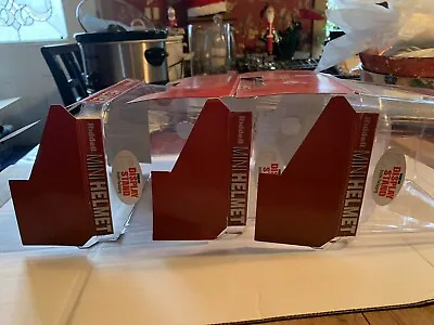 5 Empty Riddell Mini Helmet Retail Display Container Boxes • $9