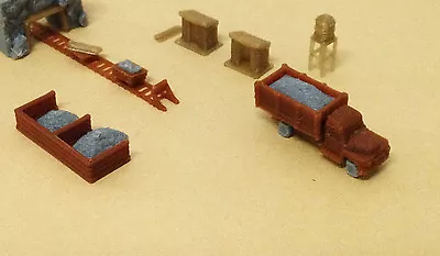 $8.99 • Buy Outland Models Train Railway Ore Mining Accessories: Cart Truck Shanty.. Z Scale