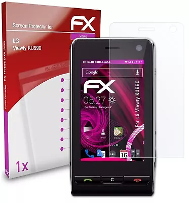 AtFoliX Glass Protector For LG Viewty KU990 9H Hybrid-Glass • £10.59