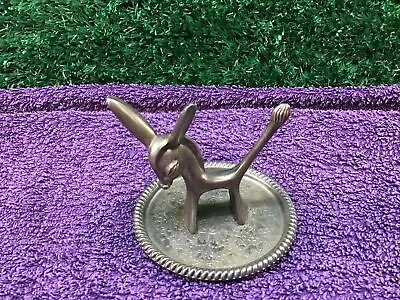 £18 • Buy Silver Plated Donkey Ring Holder Seba Made In England Vintage Collectable