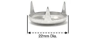 Metal Nail On Glides 3 Prong Chair Feet FOR Furniture Sofa & Chair Glides T10 • £3.32