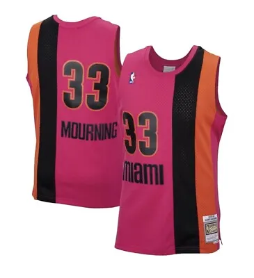 Mitchells & Ness Miami Heat Alonzo Mourning 2005-06 Swingman Jersey Black M • $47.99