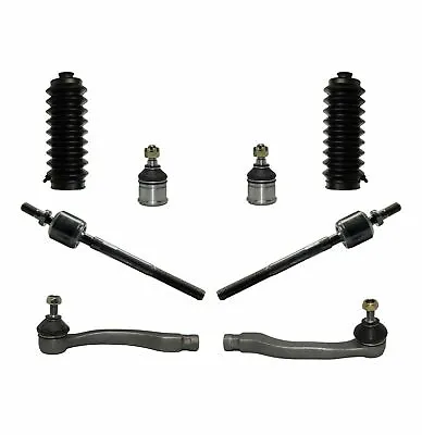 8 Pc Steering Kit For Acura Integra 90-93 Front Tie Rod End Boots Ball Joints • $39.44