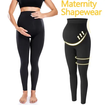 Pantalones De Yoga Suaves Hasta El Tobillo De Maternidad Para Mujers Embarazada • $22.79