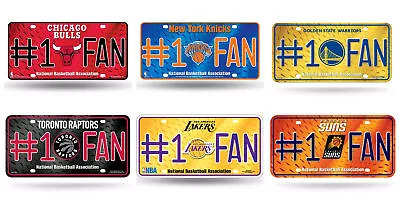 NBA #1 Fan All Teams License Plate • $24.99