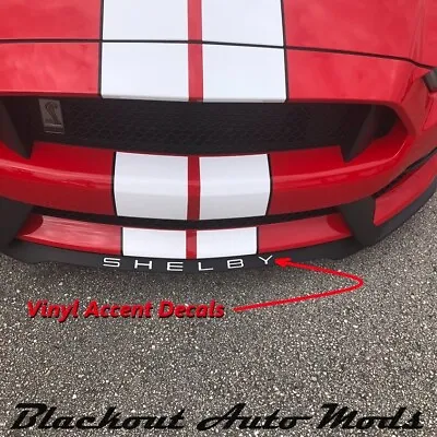 Front Splitter Letter Decal Set For Ford Mustang Shelby GT350 • $9.95