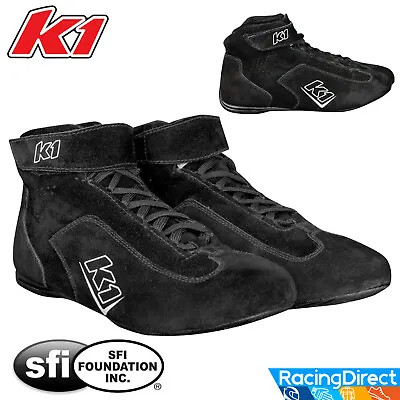 K1 - Challenger SFI-5 Rated Auto Racing Shoes - SFI 3.3/5 Rated Nomex Shoes • $109.95