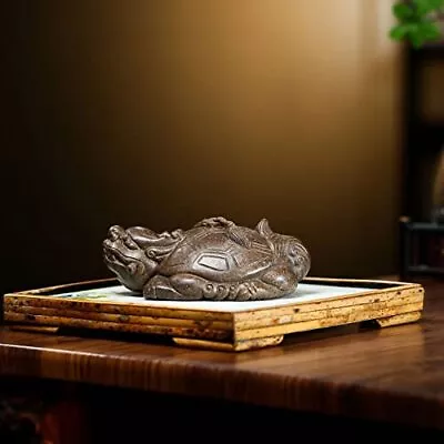 Chinese Zisha Clay Tea Pet Dragon Turtle Tea Table Decoration Lucky Fengshui • $18