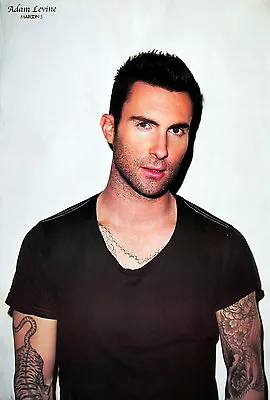 Maroon 5  Adam Levine - Up Against Wall With Tatts On His Arms  Poster From Asia • $15.96