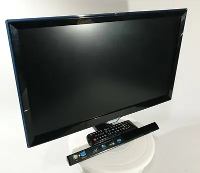 Samsung T22E390EX 22  Inch Full HD TV Or PC Monitor & Remote 2 HDMI Earphone USB • £79.99