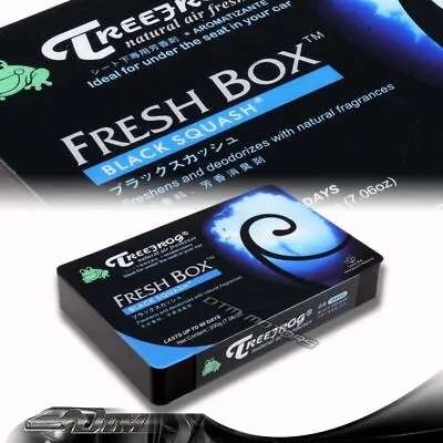 Black Squash - TreeFrog Natural Xtreme Fresh Box Car Air Freshener Universal • $9.20