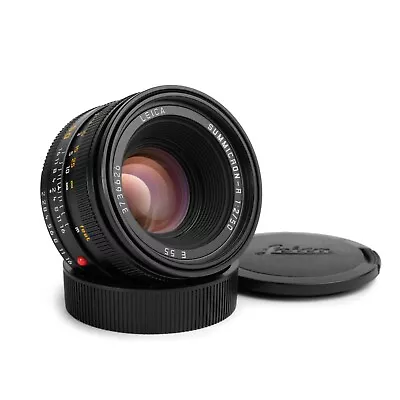 Leica R 50MM F2 SUMMICRON-R ROM V2 E55 Late *Germany* Lens #373... Recent CLA • $1050