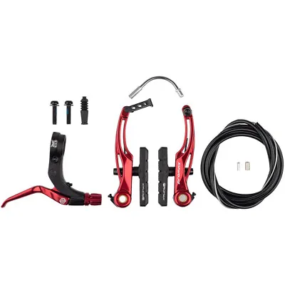 PROMAX BMX P-1/CLICK V-POINT Pull BRAKE KIT 108mm RED V BRAKE • $49.95