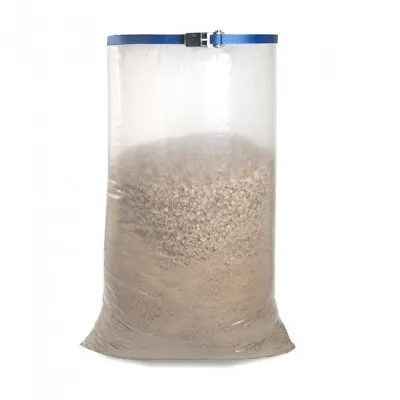 500MM Dia (812mmx1346 Flat) Heavy Duty Clear Plastic Dust Extractor Bag - Box Of • $75.86