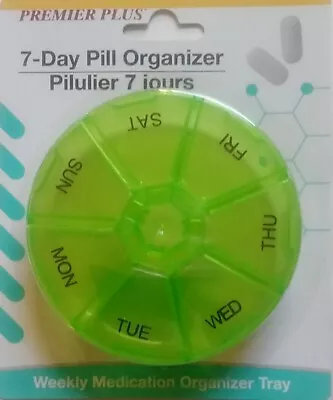 7 Day Pill Container For Medicine Vitamins Compact Pills Organizer Container • $2.25