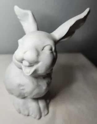 Vtg Ak Kaiser Laughing Bunny Rabbit 5  Tall Porcelain Figurine #554 West Germany • $29.99
