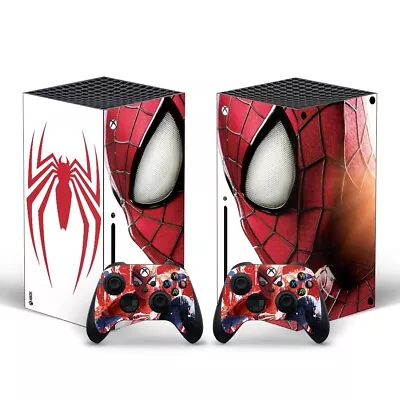 Xbox Series X Skin Red Spider Sticker Decal Vinyl Wrap For Console & Controllers • $17.49