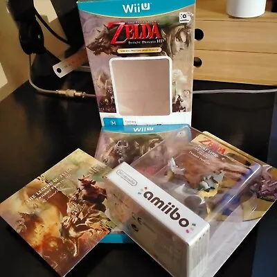 [Complete] Nintendo Wii U Legend Of Zelda Twilight Princess  Amiibo + Music Cd • $350