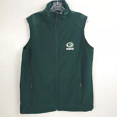 NFL Mens Green Bay Packers Puffer Vest Archer Green  Medium (Regular) • $28.99