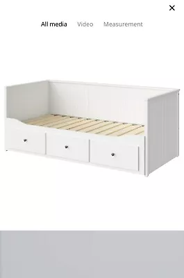 HEMNES Day-bed Frame With 3 Drawers White 80x200 Cm • £180