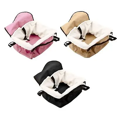 Folding Pet Dog Car Seat Safe Booster Cat Puppy Travel Carrier Bed Bag Basket • £11.99