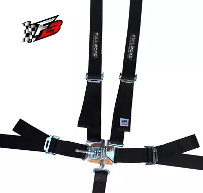 2  X 2  FULL BORE Harness 5 Point SFI 16.1 (BLACK) • $159