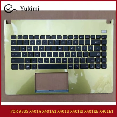 $73 • Buy FOR ASUS X401A X401A1 X401U X401EI X401EB X401E1 Gold C Shell Palmrest Keyboard
