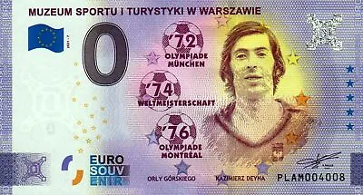 £6.04 • Buy Zero Euro Bill - 0 Euro - Poland - Muzeum Sportu I Turystyki W Warszawie 2021-7
