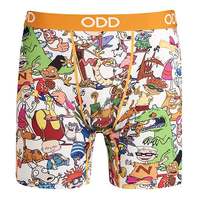 Odd Sox Funny Men's Boxer Briefs Underwear Nickelodeon Cartoons Novelty Print • $22.99