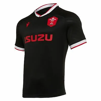 Wales Welsh Alternate Away WRU Rugby Shirt Jersey Top Men's Adults • £39.98