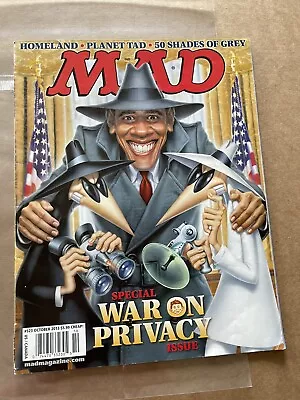 MAD Magazine #523 Oct 2013 Obama Spy Vs Spy VG Shipping Included￼ • $14.90