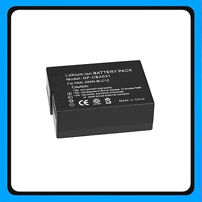 2000mAh We DMW-BLC12 BLC12E Battery For Panasonic Lumix DMC-G5 G6 G7 GX8 G85 GH2 • $24.50