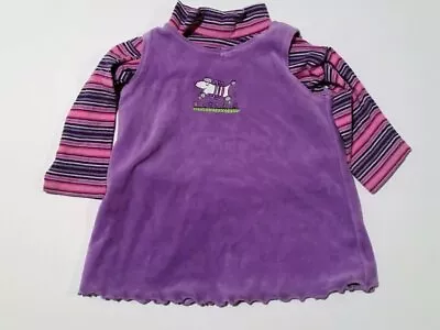 MULBERRIBUSH Adorable Dog Velour Jumper And Shirt Outfit ~ Sz 12m • $9.99