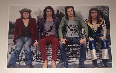 £179.99 • Buy Signed Noddy Holder Jim Lea Dave Hill Don Powell Slade 12x8 Photo Rare Authentic