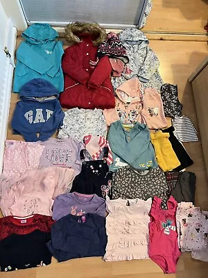 Giant Bundle Of Girls Clothes + Jackets Age 3-4 Years • £44.99