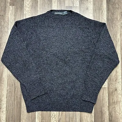 Vintage Christopher Hayes Sweater Mens Large 100% Shetland Wool Ireland Pullover • $40