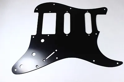 Brushed Black Anodized  Aluminum HSS Strat Pickguard- Fits Fender Stratocaster • $87.49