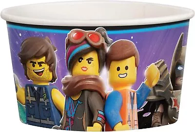 Lego Movie 2 Awesome Toy Theme Kids Birthday Party 9.5 Oz. Paper Snack Cups • $7.77