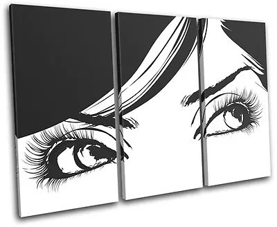 Eye Vector Pop Art Abstract TREBLE CANVAS WALL ART Picture Print VA • $94.99