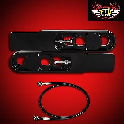 2004 Yamaha YZF-R6 Swingarm Extensions & 36  Black Brake Line YZF-R6 • $154.89