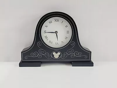 Disney Mickey Mouse Black Desk/Mantle Clock • $71.20