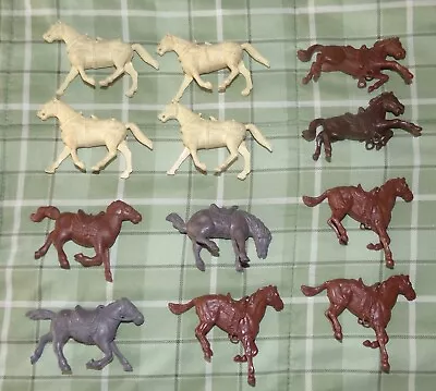 Marx Playset 12 Horses From Many Playsets • $19.99