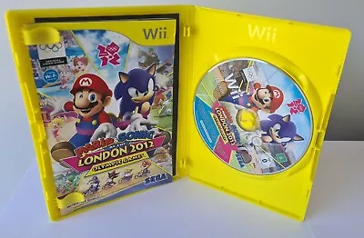 Mario & Sonic At The London 2012 Olympic Games Nintendo Wii PAL VGC Free Postage • $39.99